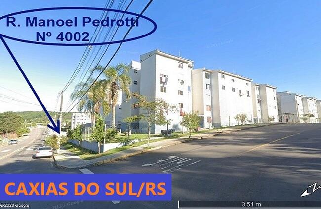 LEILÃO JUDICIAL DE UM APTO. N.º 311, C/ÁREA PRIVATIVA DE 47,1542M² - CAXIAS DO SUL/RS