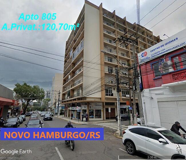 LEILÃO JUDICIAL  DE UM APTO. N.º 805 C/ÁREA TOTAL DE 147,50M² - NOVO HAMBURGO