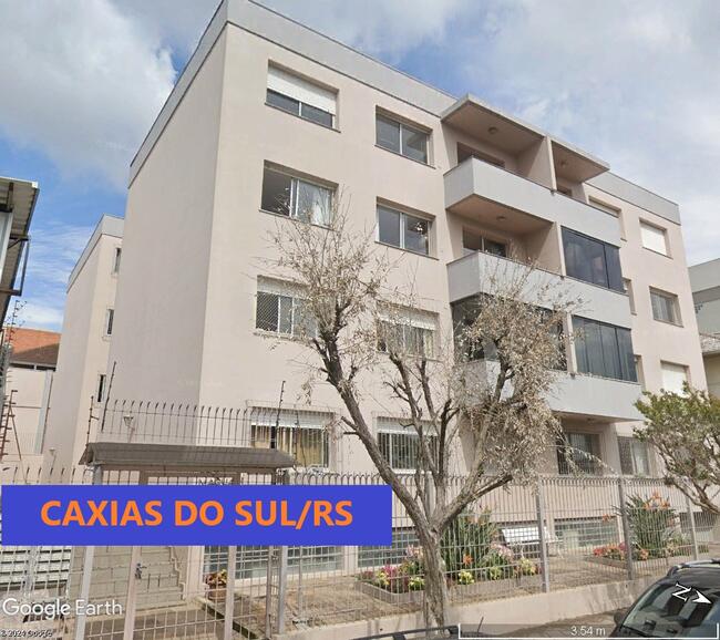 LEILÃO JUDICIAL DE UM APTO DE N.º 404 C/ÁREA TOTAL DE 123,00M² C/BOX DE N.º 16 C/ÁREA DE 16,9M² - CAXIAS DO SUL/RS