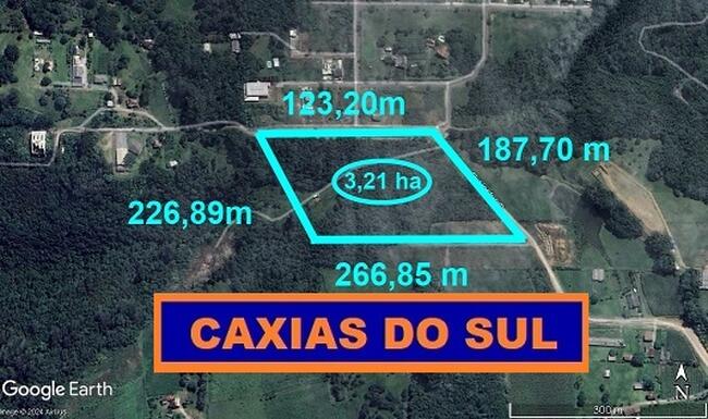 LEILÃO JUDICIAL DE TERRENO URBANO COM 32.131,70M² - EM CAXIAS DO SUL/RS