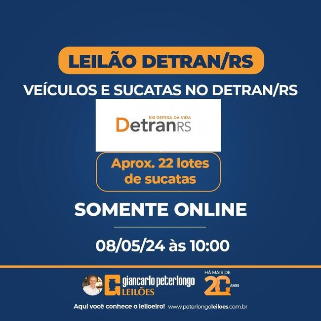 LEILÃO DETRAN/RS - SUCATAS