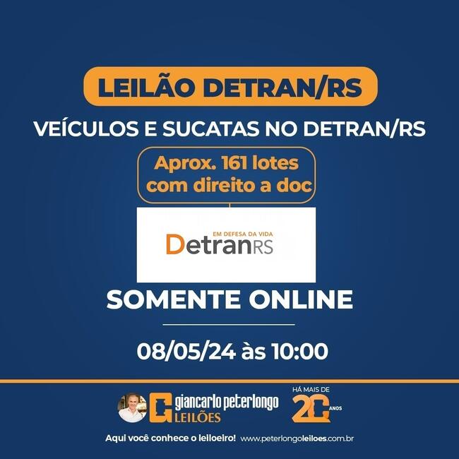 LEILÃO DETRAN/RS - CONSERVADOS