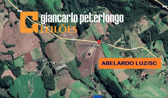 LEILÃO JUDICIAL DE ÁREA DE TERRAS RURAIS C/ 12,1 HECTARES - EM ABELARDOLUZ/SC