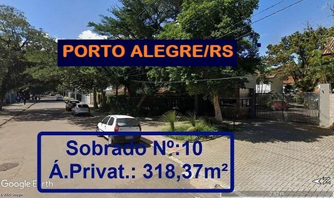 LEILÃO JUDICIAL DE CASA UNIDADE Nº 10 - EM PORTO ALEGRE/RS