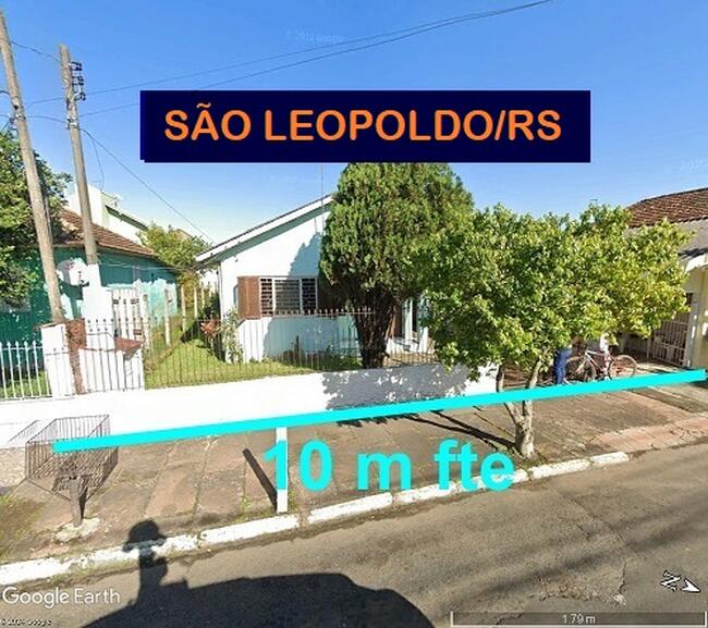 LEILÃO JUDICIAL DE TERRENO URBANO E BENFEITORIAS - EM SÃO LEOPOLDO/RS