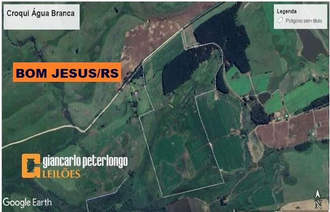 LEILÃO JUDICIAL DE  GLEBA DE TERRAS DE CAMPOS E MATOS - EM BOM JESUS/RS