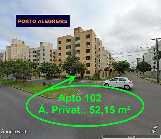 LEILÃO JUDICIAL APTO N 102 EM PORTO ALEGRE/RS