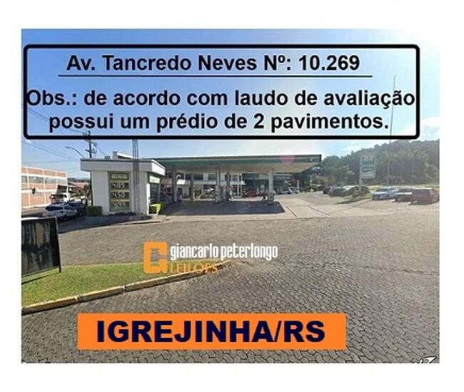 LEILÃO JUDICIAL DE TERRENO (PRÉDIO E POSTO DE GASOLINA) - EM IGREJINHA/RS