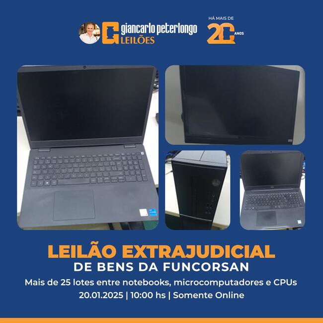 LEILÃO DE BENS DA FUNCORSAN