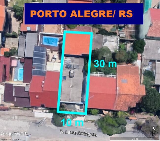 LEILÃO JUDICIAL DE 2 CASAS DE ALVENARIA EM PORTO ALEGRE/RS