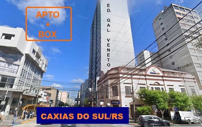 LEILÃO JUDICIAL DE APTO 605 + BOX 40 - EDIFÍCIO GALERIA VENETO EM CAXIAS DO SUL/RS