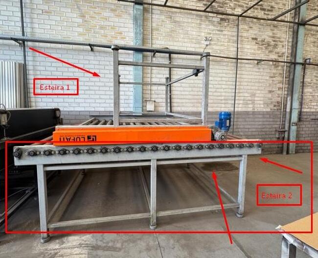 VENDA DIRETA EXTRAJUDICIAL DE 02 ESTEIRAS ROLETE