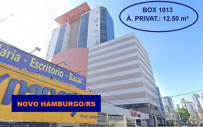LEILÃO JUDICIAL DE BOX Nº 1013 - EDIFÍCIO HELIPONTO BOX CENTER - NOVO HAMBURGO/RS