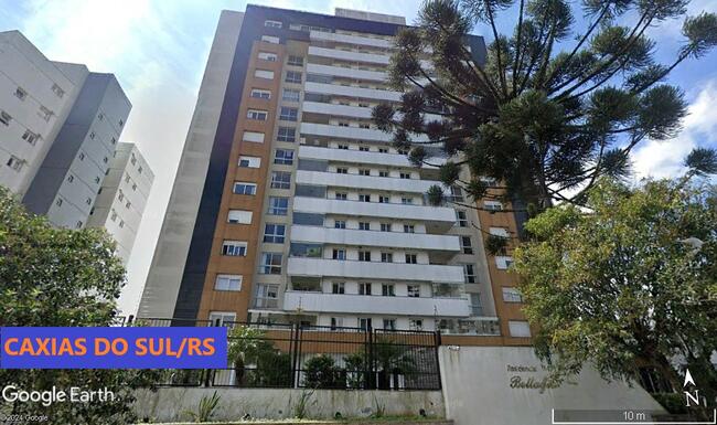 LEILÃO JUDICIAL DE APTO 1.101 - RESIDENCIAL BELLAGIO EM CAXIAS DO SUL/RS