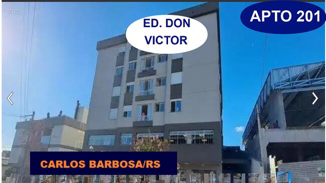 LEILÃO JUDICIAL DE APTO 201 – EDIFÍCIO DON VICTOR EM CARLOS BARBOSA/RS