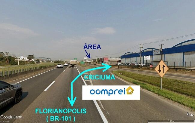 VENDA DIRETA DE IMÓVEL NA BR 101 - KM 390 - QUARTA LINHA - CRICIÚMA - SC