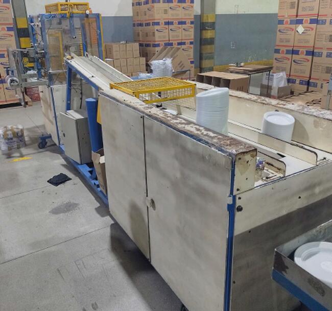 VENDA DIRETA  JUDICIAL DE 01 EMBALADORA DE PRATOS COM TAM 15 MM