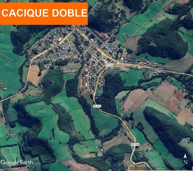 LEILÃO JUDICIAL DE  UMA ÁREA COM APROXIMADAMENTE 14.6 HECTARES EM CACIQUE DOBLE/RS