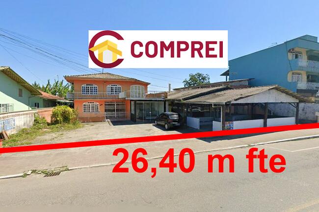 VENDA DIRETA DE TERRENO C/ 02 CONSTRUÇÕES (restaurante e residência)  - SÃO FRANCISCO DO SUL/SC