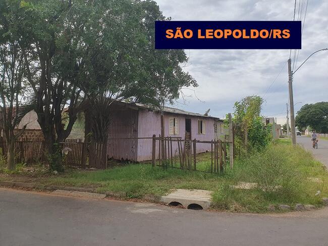 LEILÃO JUDICIAL DE UM TERRENO C/ UMA CASA NÃO AVERBADA EM SÃO LEOPOLDO/RS