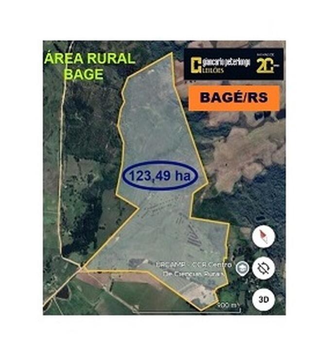 VENDA DIRETA JUDICIAL  DE 123,49 HA - BAGÉ/RS