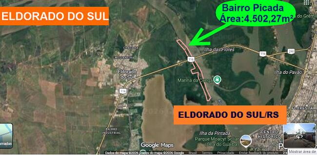 VENDA DIRETA JUDICIAL DE TERRENO - ELDORADO DO SUL/RS