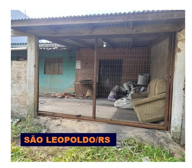 LEILÃO JUDICIAL DE UM TERRENO URBANO COM UMA CASA NÃO AVERBADA EM SÃO LEOPOLDO/RS