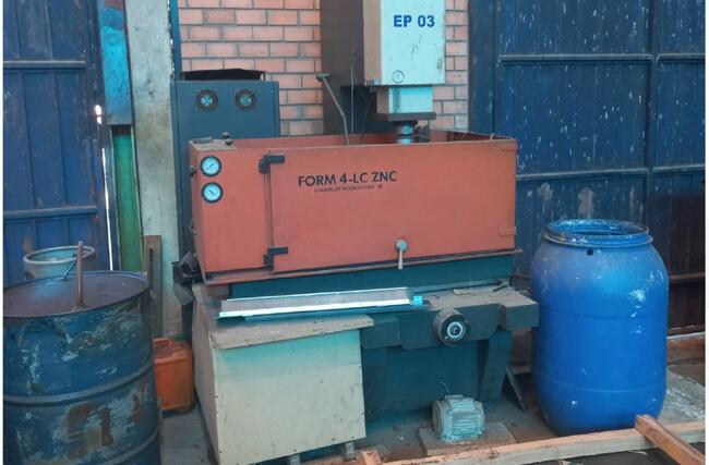 LEILÃO JUDICIAL DE UMA MÁQUINA ELETROEROSÃO MODELO FORM 4-LC ZNC
