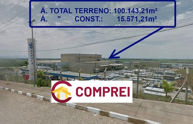 VENDA DIRETA DE IMÓVEL INDUSTRIAL  C/  100.143,21 M² - RIO DE JANEIRO/RJ