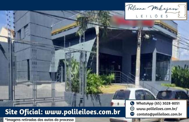 Imóvel Comercial, nos Lotes 09 e 10, da Quadra 06, AT 748m², AC 599,63m², em Cuiabá/MT