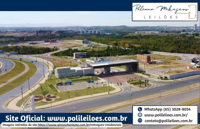 Condomínio Ginco Florais Safira, lote de esquina, nº 21, da quadra 08, AT 228,58m², em Cuiabá/MT