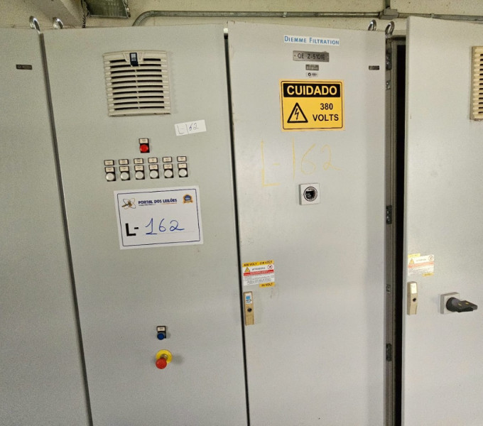 01 ARMÁRIO PAINEL ELÉTRICO 2 PORTAS COM INVERSOR DE 4 SIEMENS, MODELO: SINAMICS POWER MODULE 240-2, MOTOR: 4KW, TENSÃO ENTRADA 380-480V
