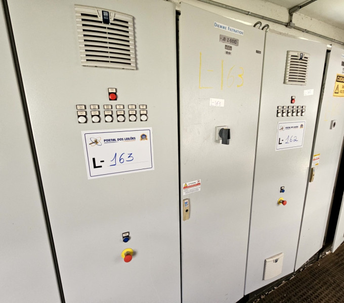 01 ARMÁRIO PAINEL ELÉTRICO INVERSOR DE 3 SIEMENS, MODELO: SINAMICS POWER MODULE 240, MOTOR: 3KW, TENSÃO ENTRADA: 380-480V