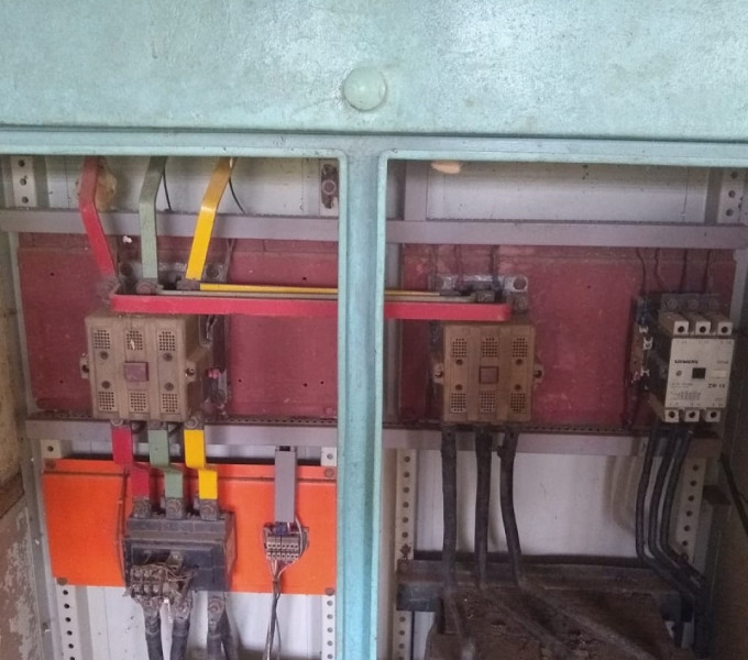 Quadro elétrico, motor 03 (bomba do rio)
