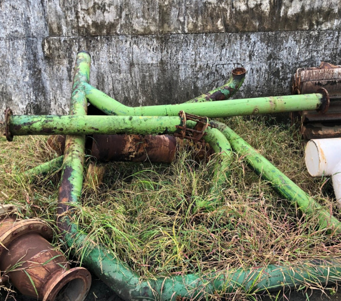 SUCATA DE TUBOS DE DIVERSAS POLEGADAS, APROXIMADAMENTE 5 TON.