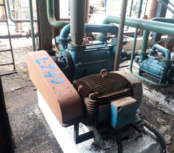 Conjunto de motor-Bomba OMEL de Vácuo C/ Motor WEG