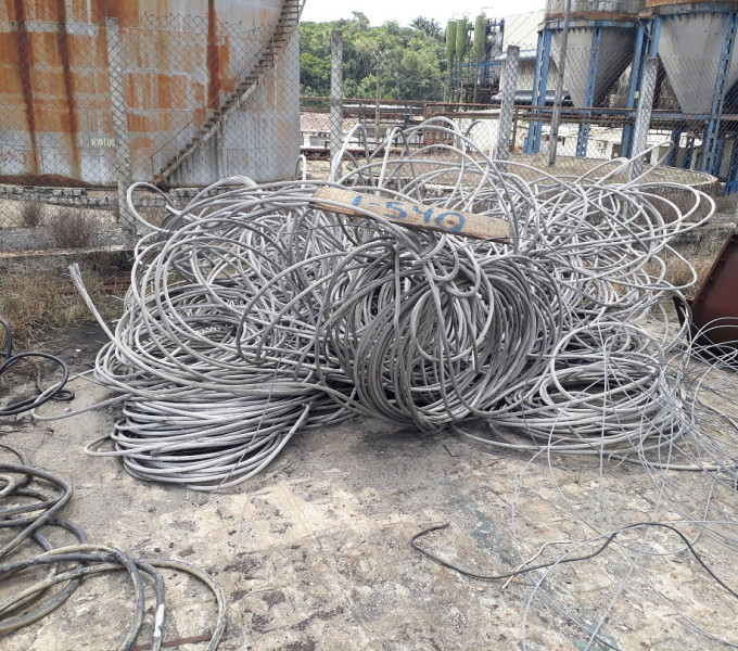 Aproximadamente 1.000Kg de Cabo de Alumino