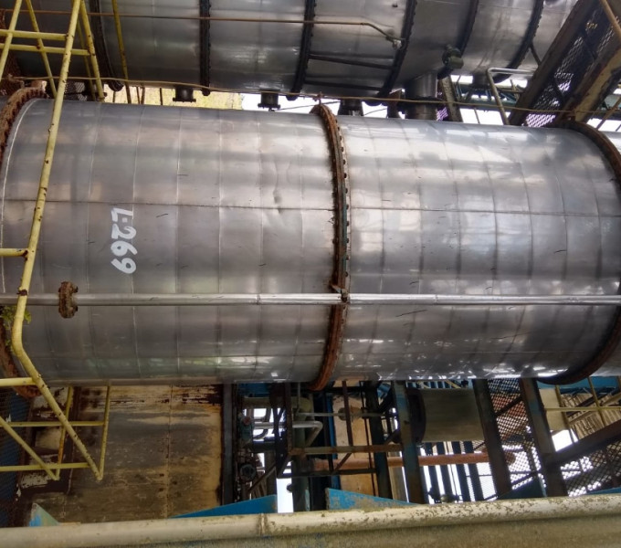Coluna de destilação Codistil 60.000L de produção A e B