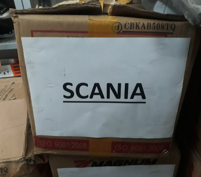 Diversas peças para Scania como: Rolamentos, buchas, filtros, Turbinas motor etc.
