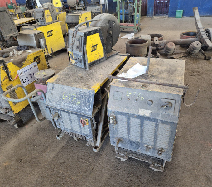 2 Máquinas de solda esab (ARISTO POWER 460 E LAI 407)