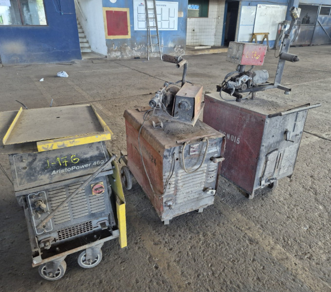 3 Máquinas de solda esab ARISTO POWER 460 E 2 S/ID