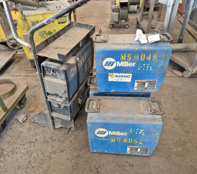 3 Máquinas de solda MILLER