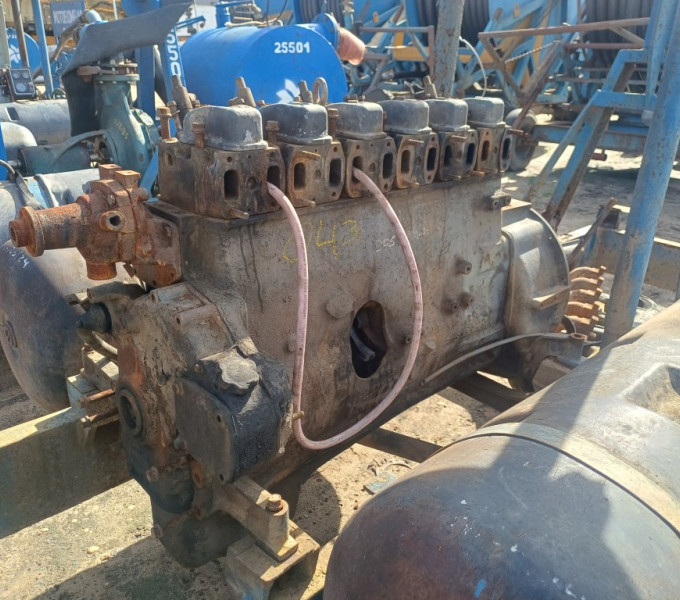 Motor a combustão MWM 6 cilindros, Diesel + Vedacit (UNA199606)