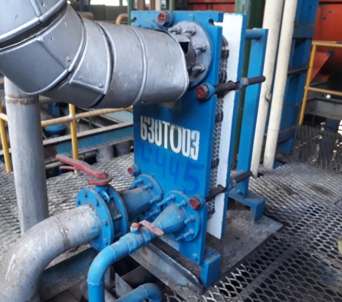 Trocador de calor Placa Alfa Laval ; TAG: 530TO03