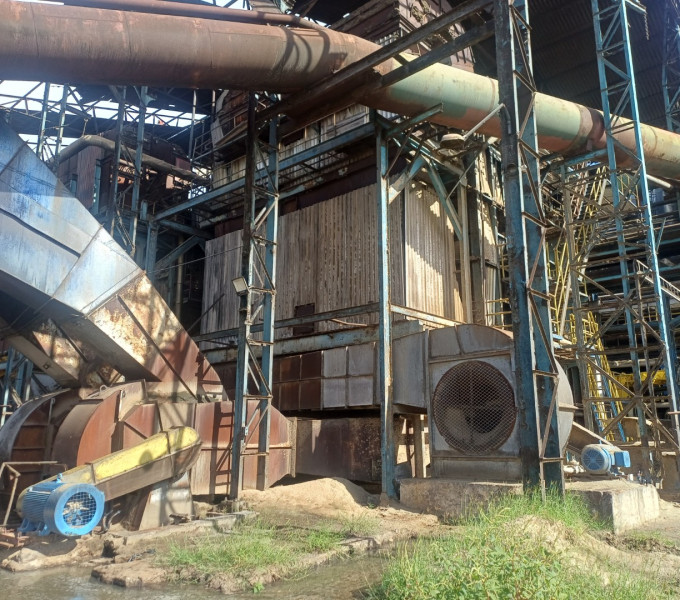 Caldeira Zanini S.A: Cap. 94.000KG/H, 31,9KGF/cm²g com lavador de gases e chaminé em AC (Não acompanha motores elétricos, cabos e exaustores) + Ativo I1C1