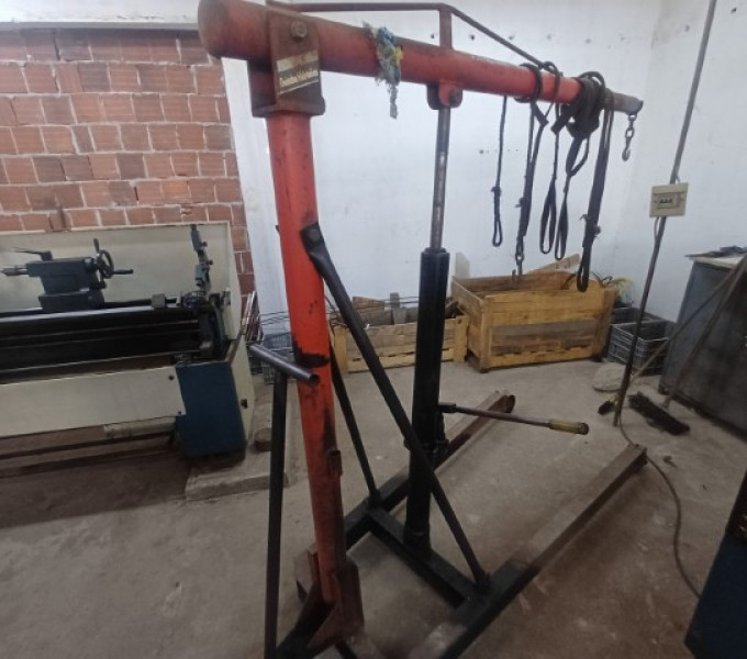 Guincho hidráulico móvel Schulz GHS11, capacidade de 800 kg