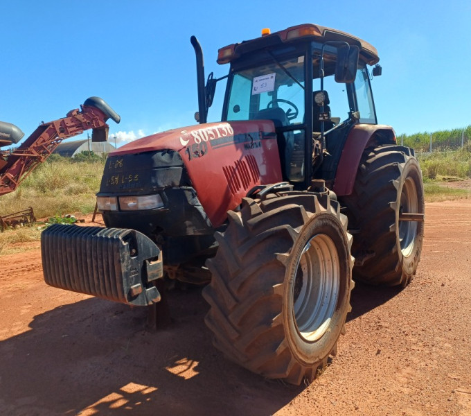 TRATOR DE PNEUS CASE MX 165-4, ANO: 2009, FROTA: 805136