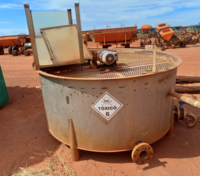 TANQUE MEXEDOR INOX 10M³