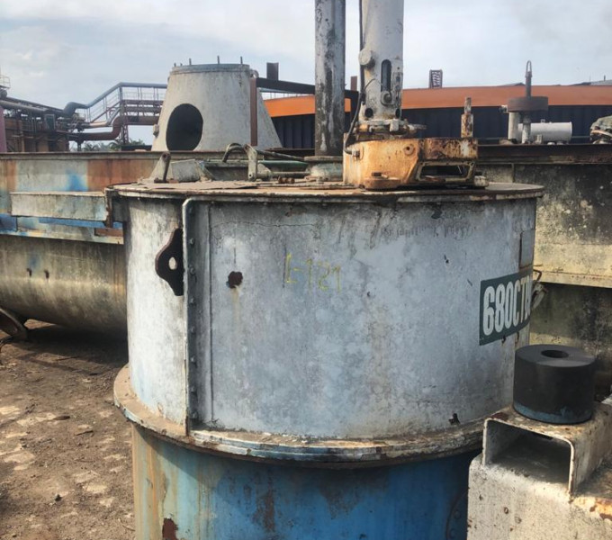Centrifuga de açucar descontinua P-650 C/ motor completa com painel