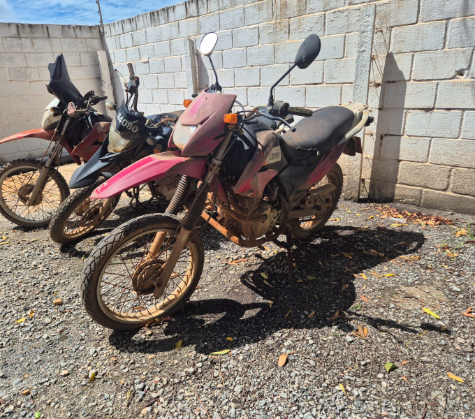 Motocicleta Honda NXR 150cc Bros, Ano 2012, Vermelha, Placa: OHD 1566, Frota: 104072